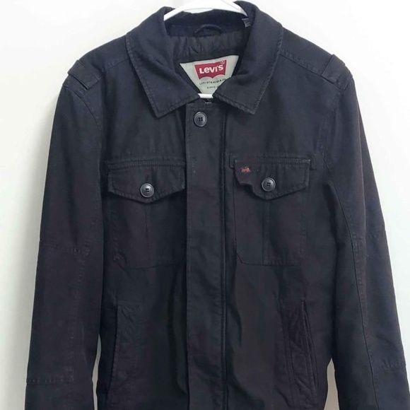 Levi's Black Denim Trucker Jacket Men's Size S